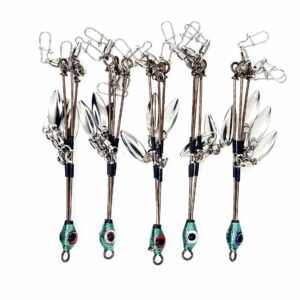 RX C-Rig, Mint - a compact baitfish cluster.